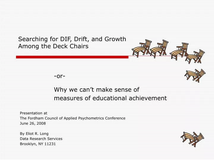 searching for dif drift and growth among the deck chairs