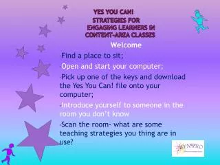 YES You Can! Strategies for engaging learners in content-area classes