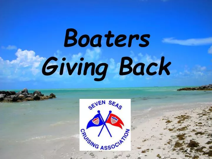 boaters giving back
