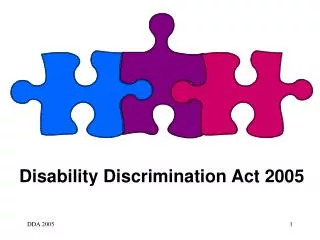 Disability Discrimination Act 2005