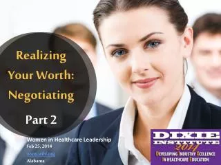 Realizing Your Worth: Negotiating Part 2