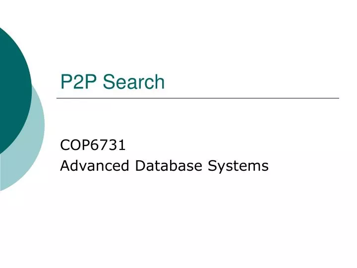 p2p search