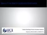 Basic Fire Alarm Systems Overview - slide 1