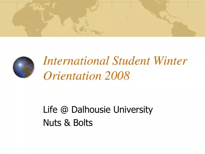 international student winter orientation 2008