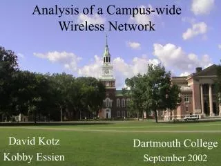 Analysis of a Campus-wide Wireless Network