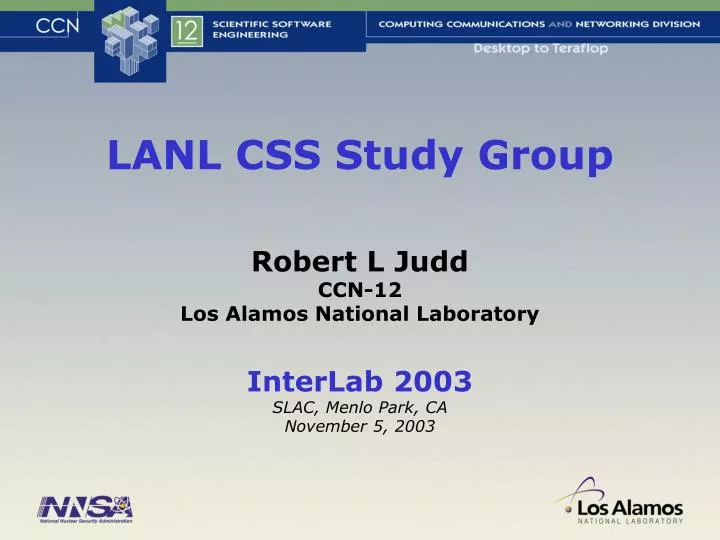lanl css study group