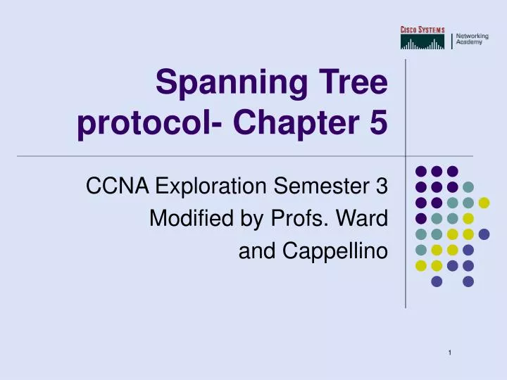 spanning tree protocol chapter 5