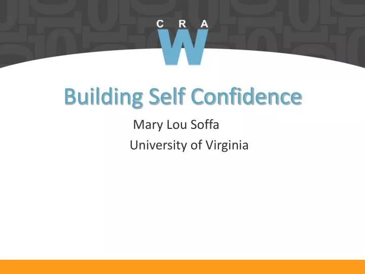 building self confidence