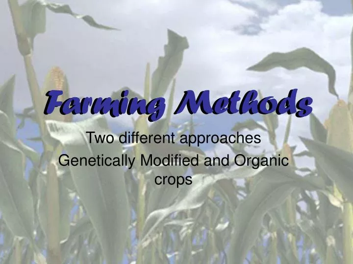 farming methods