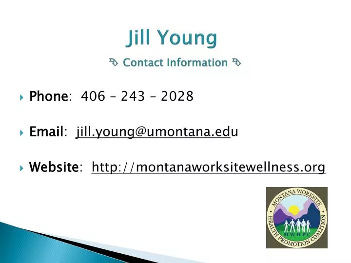 jill young contact information