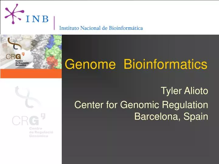 genome bioinformatics