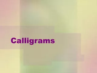 Calligrams