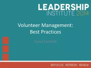 Volunteer Management: Best Practices