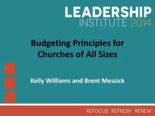 Budgeting Principles for Churches of All Sizes