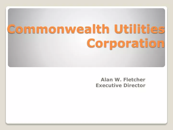 commonwealth utilities corporation
