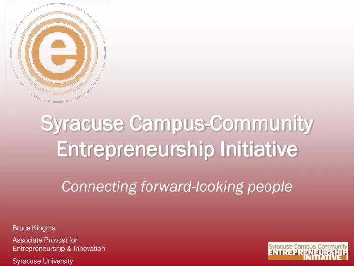 syracuse campus community entrepreneurship initiative