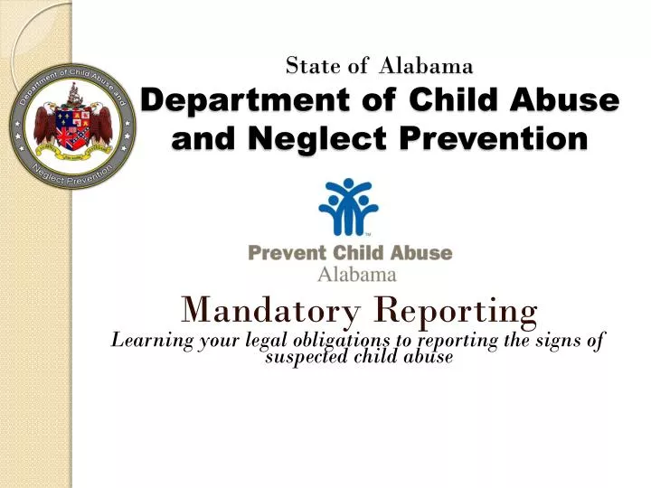 state of alabama department of child abuse and neglect prevention
