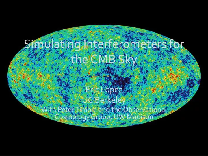 simulating interferometers for the cmb sky