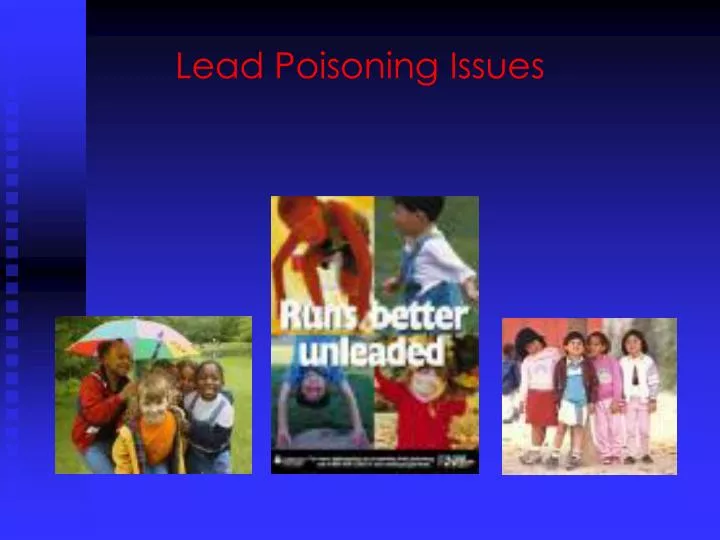 lead poisoning issues