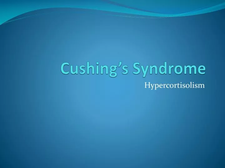 cushing s syndrome
