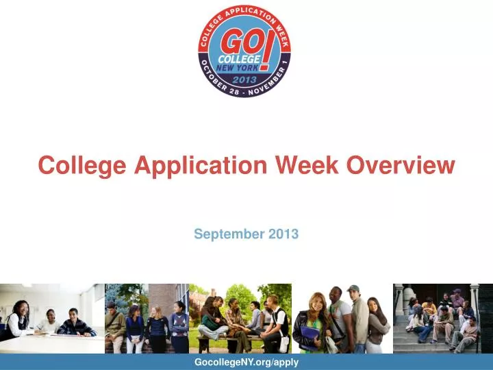 college application week overview september 2013