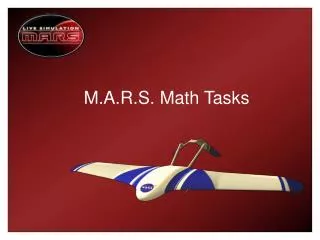 M.A.R.S. Math Tasks