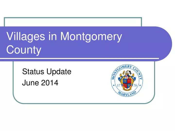 villages in montgomery county