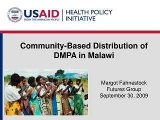 Community-Based Distribution of DMPA in Malawi