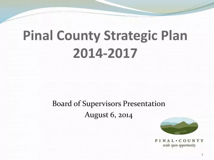 pinal county strategic plan 2014 2017