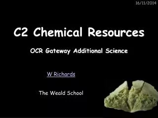 C2 Chemical Resources