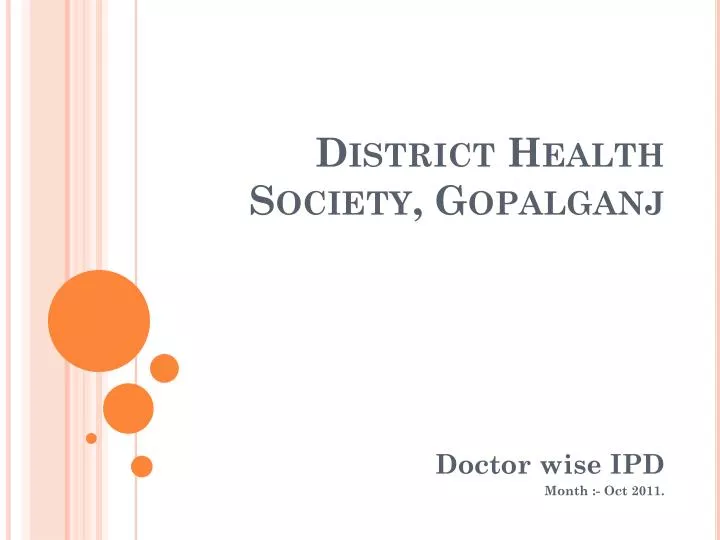 district health society gopalganj
