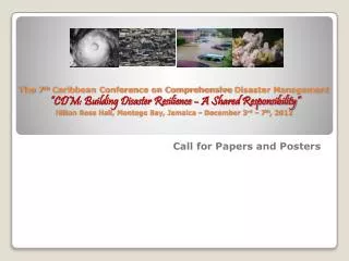 Call for Papers and Posters