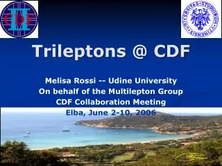 Trileptons @ CDF