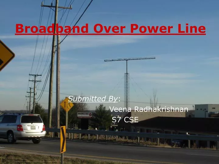 broadband over power line