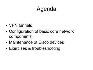 agenda