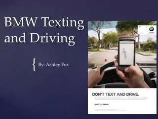 BMW Texting and Driving