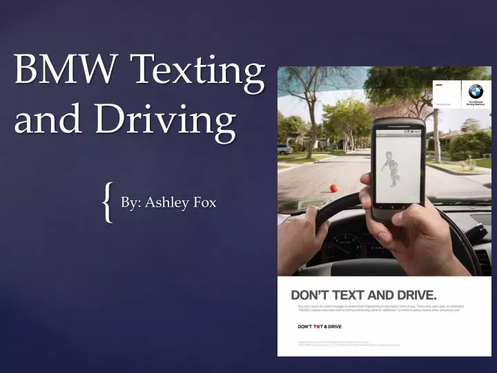 bmw texting and driving