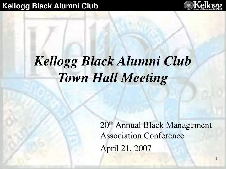 kellogg black alumni club town hall meeting