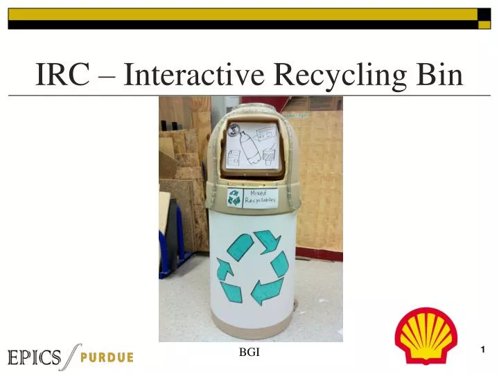 irc interactive recycling bin