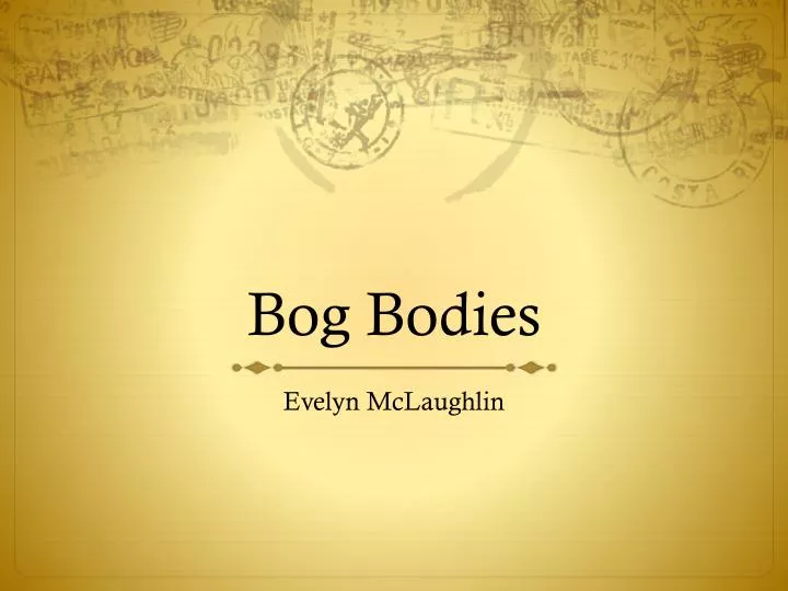 bog bodies