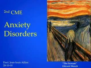 2nd CME Anxiety Disorders