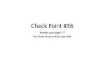 Check Point #36 - slide 1