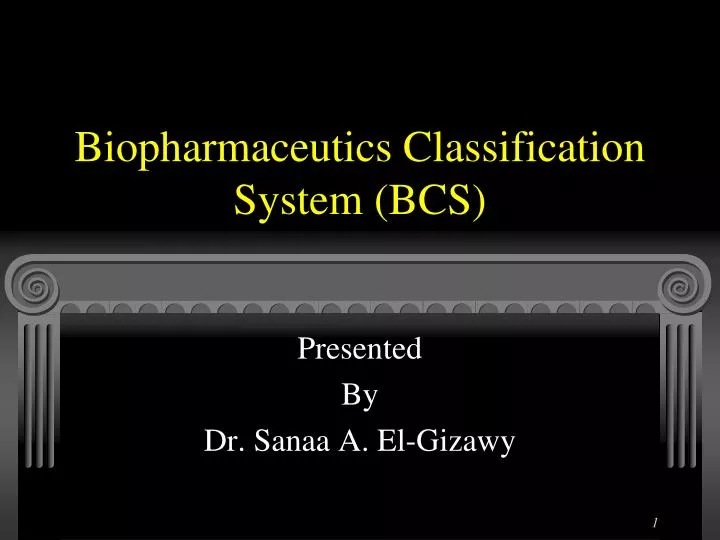 biopharmaceutics classification system bcs