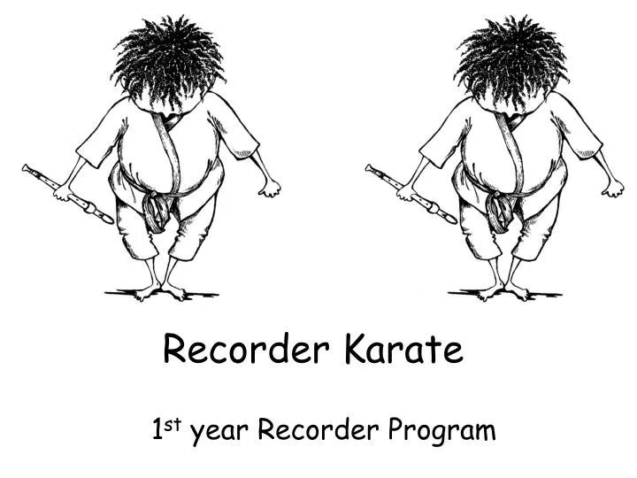 recorder karate