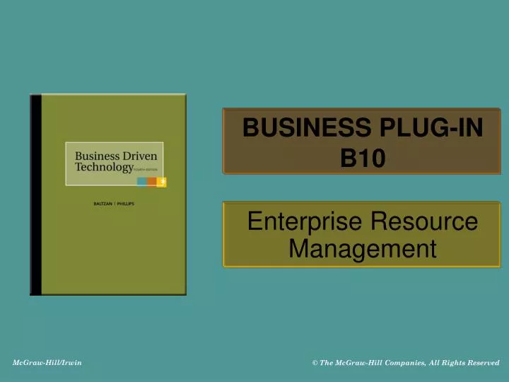 business plug in b10