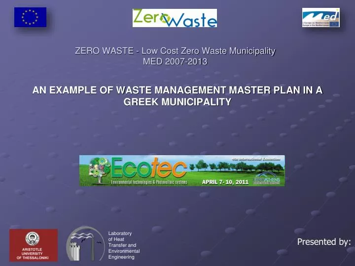 zero waste low cost zero waste municipality med 2007 2013