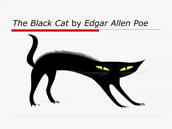 the black cat by edgar allen poe