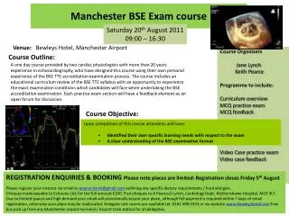 Manchester BSE Exam course