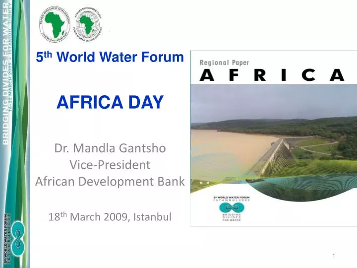 5 th world water forum africa day