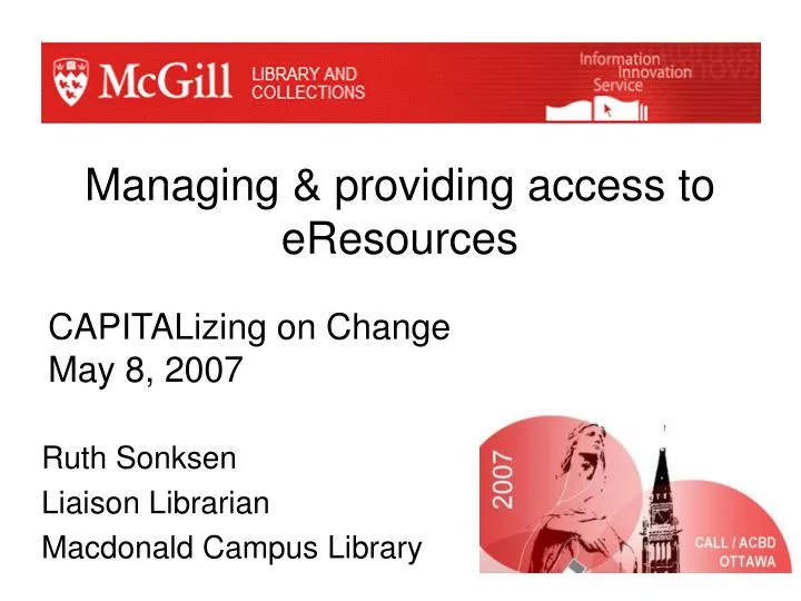 managing providing access to eresources